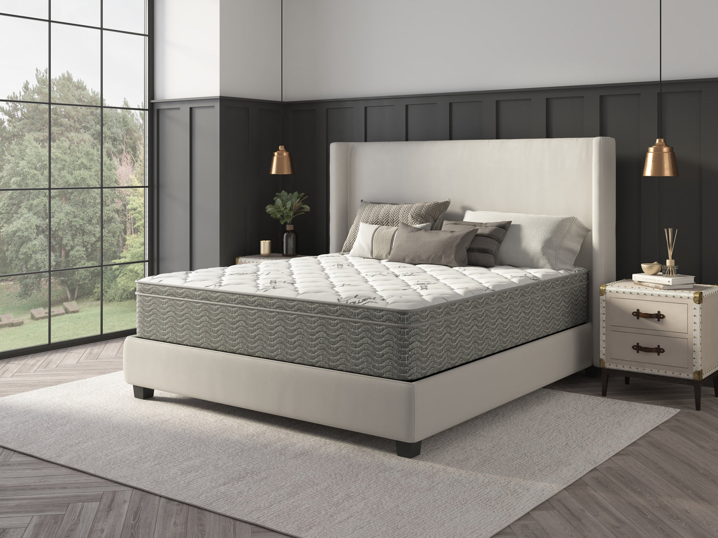 Pillow Puff Euro Top Medium Plush