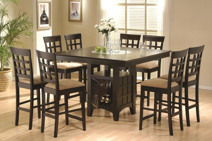 Gabriel - Gabriel Upholstered Counter Height Stools Cappuccino and Tan (Set of 2)