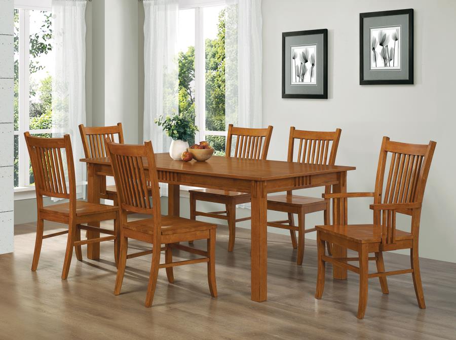Marbrisa - Marbrisa 5-piece Dining Room Set Sienna Brown