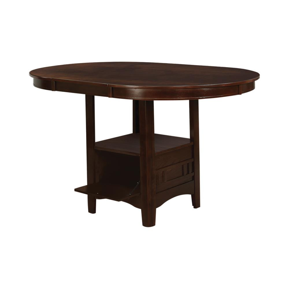 Lavon - Lavon Oval Counter Height Table Warm Brown
