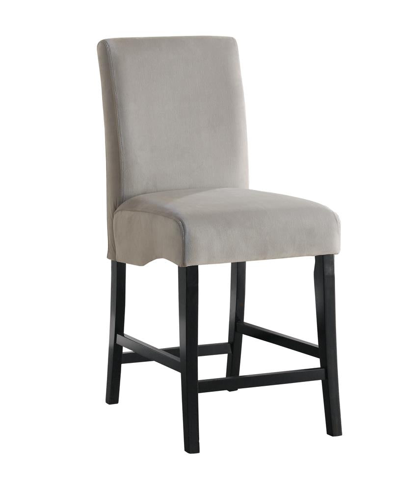 Stanton - Stanton Upholstered Counter Height Chairs Grey and Black (Set of 2)