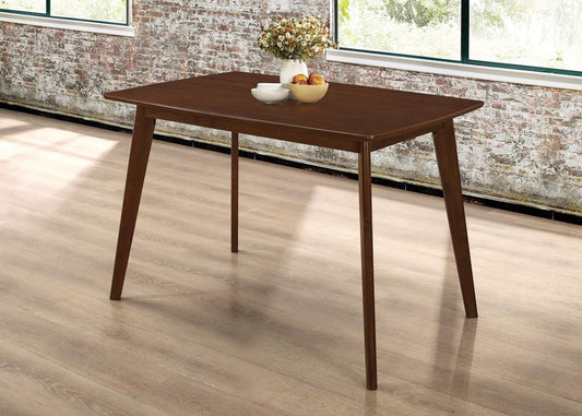 Kersey - Kersey Dining Table with Angled Legs Chestnut