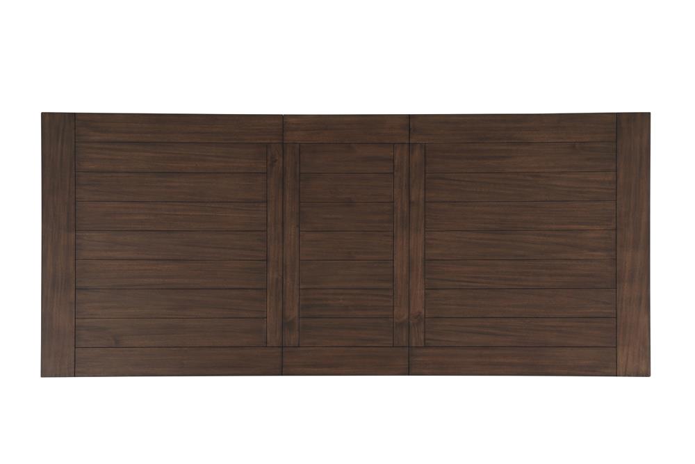 Madelyn - Madelyn Dining Table with Extension Leaf Dark Cocoa and Coastal White