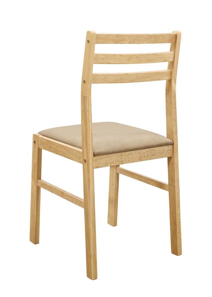 Bucknell - Bucknell 3-piece Dining Set with Drop Leaf Natural and Tan