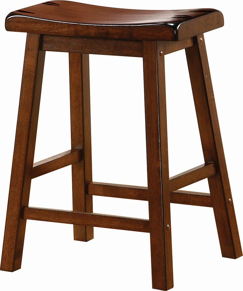 Durant - Durant Wooden Counter Height Stools Chestnut (Set of 2)