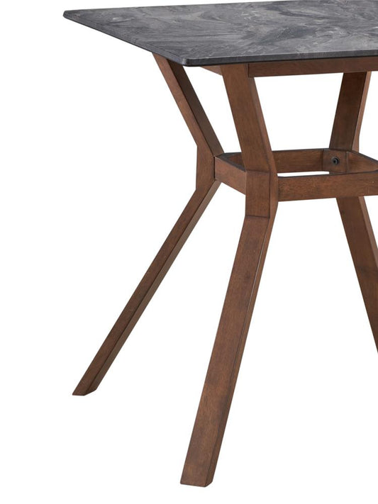 Harris - Parkersburg Square Counter Height Table Paladina and Natural Walnut