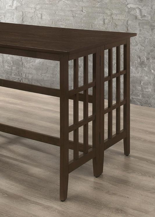 Carmina - Carmina Rectangular Counter Height Table Brown