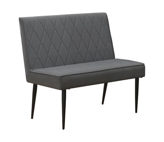 Moxee - Moxee Upholstered Tufted Short Bench Grey