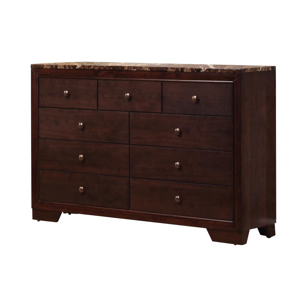 Conner - Conner 9-drawer Rectangular Dresser Cappuccino