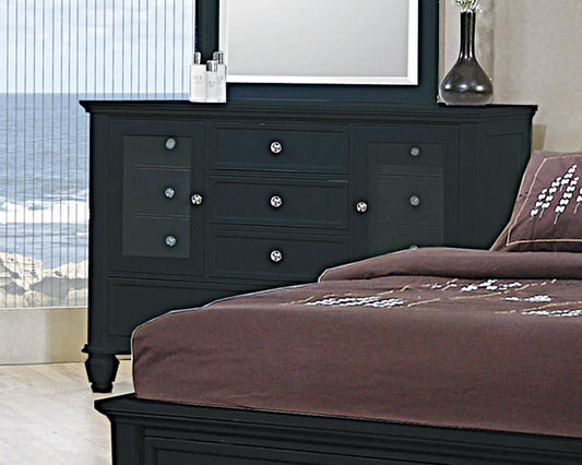 Sandy Beach - Sandy Beach 11-drawer Dresser Black