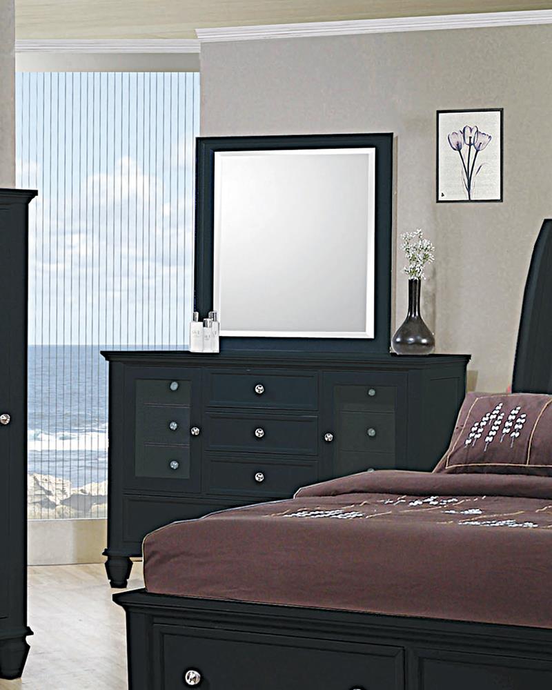 Sandy Beach - Sandy Beach 11-drawer Dresser Black