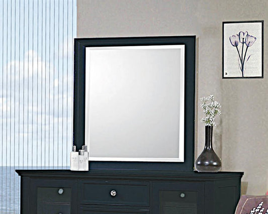 Sandy Beach - Sandy Beach Vertical Dresser Mirror Black
