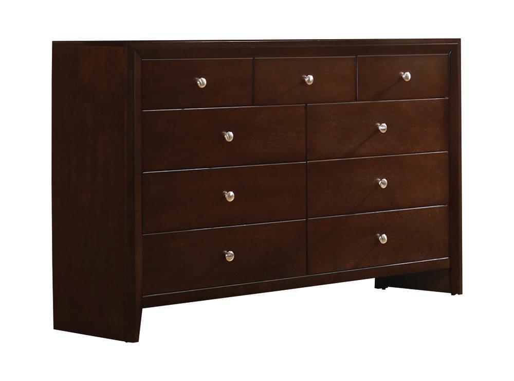 Serenity - Serenity Rectangular 9-drawer Dresser Rich Merlot