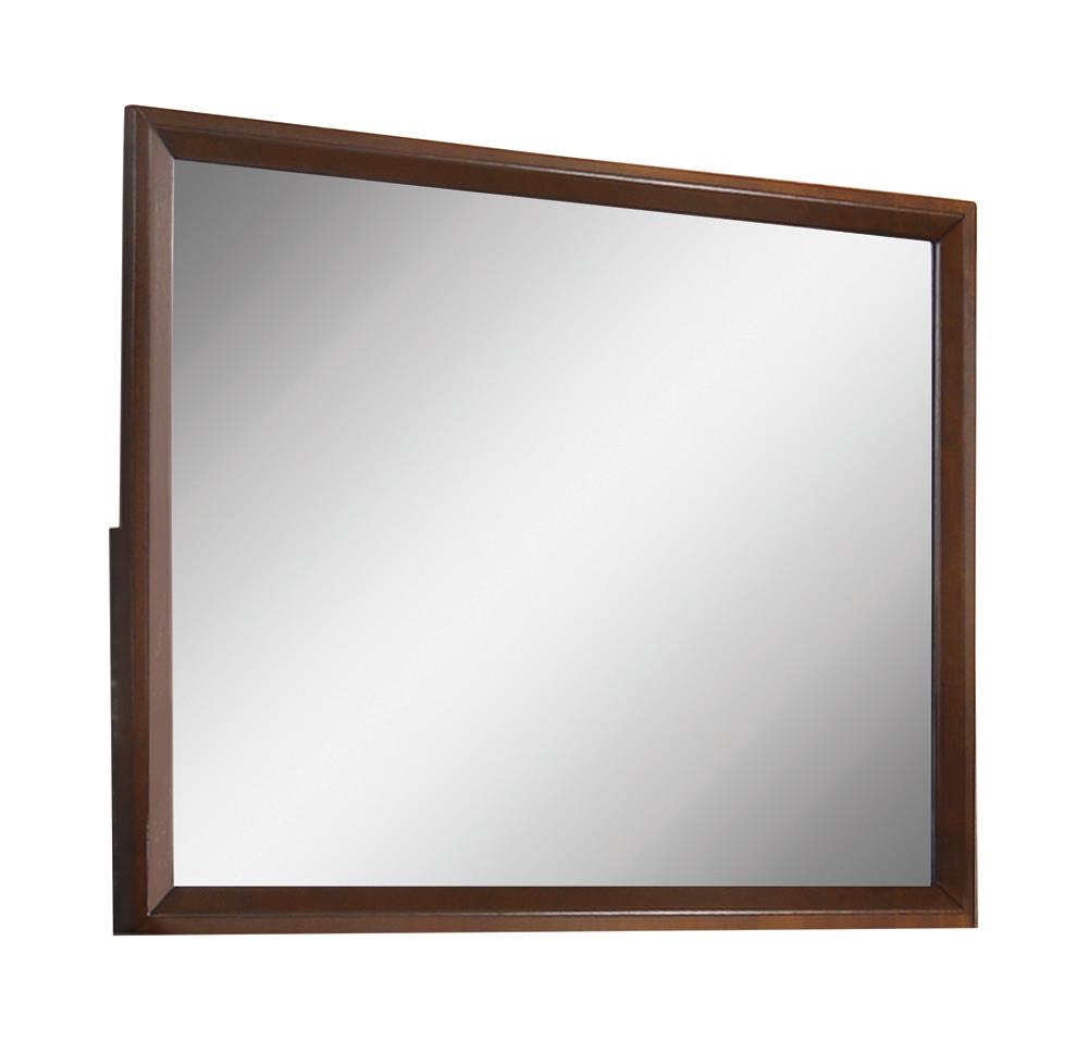 Serenity - Serenity Rectangle Dresser Mirror Rich Merlot