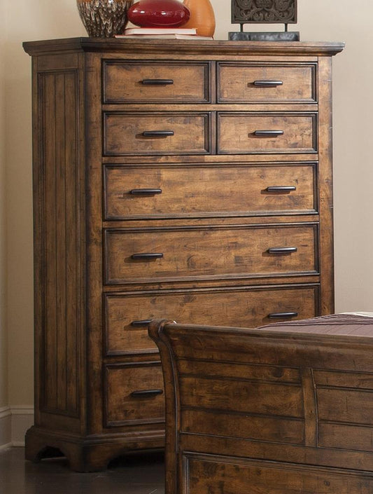 Elk Grove - Elk Grove 7-drawer Chest Vintage Bourbon