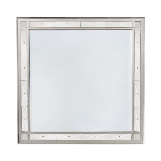 Leighton - Leighton Beveled Mirror Metallic Mercury
