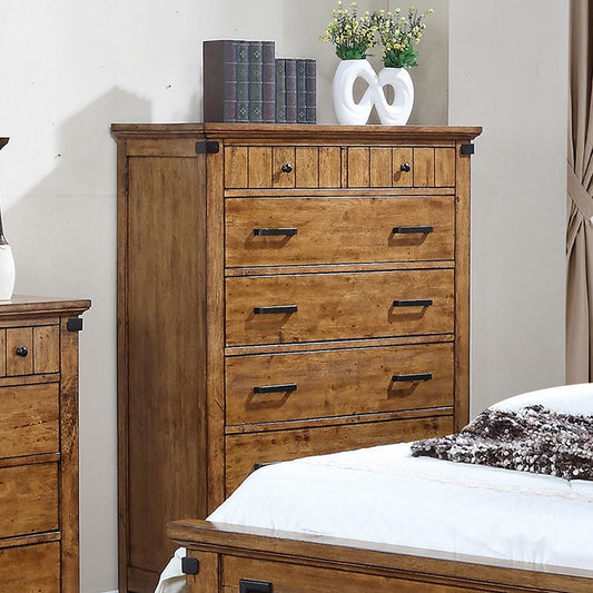 Brenner - Brenner 7-drawer Chest Rustic Honey