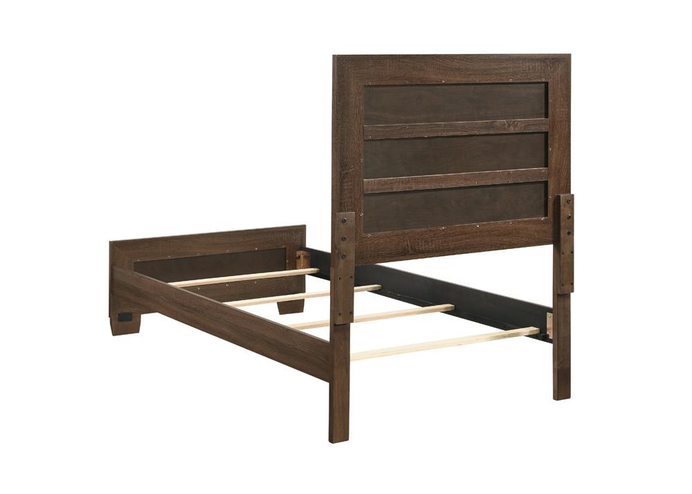Brandon - Brandon Twin Panel Bed Medium Warm Brown