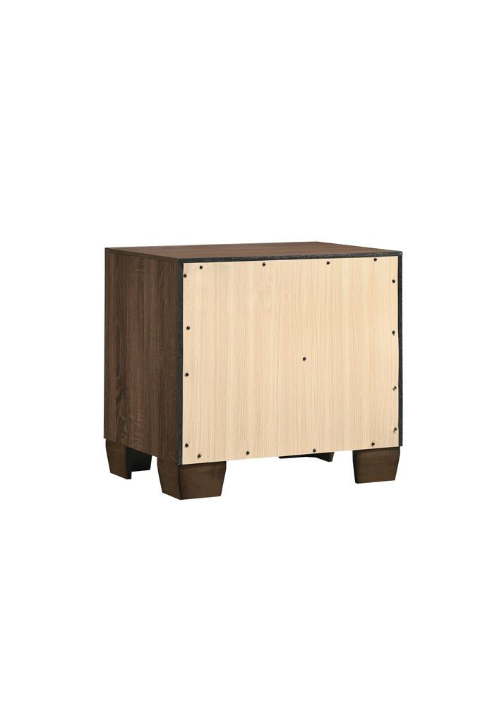 Brandon - Brandon 2-drawer Nightstand Medium Warm Brown