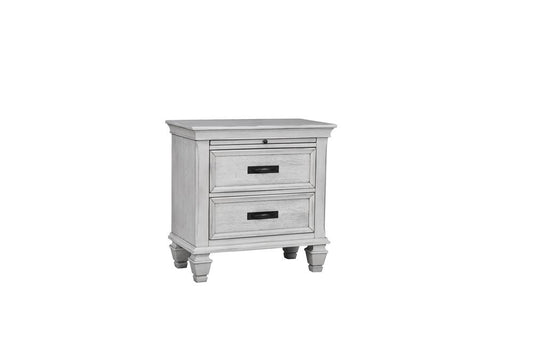 Franco - Franco 2-drawer Nightstand Antique White