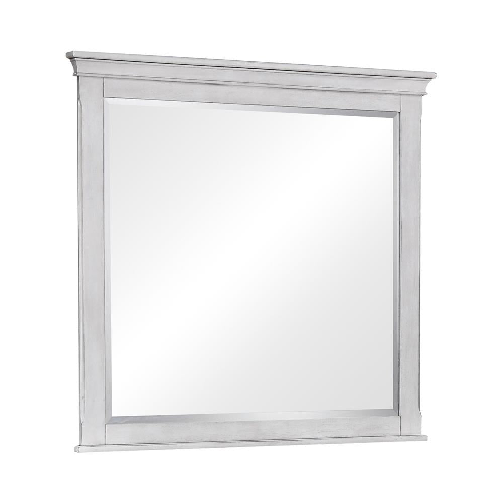 Franco - Franco Rectangular Mirror Antique White