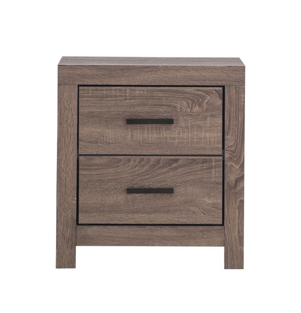 Brantford - Brantford 2-drawer Nightstand Barrel Oak