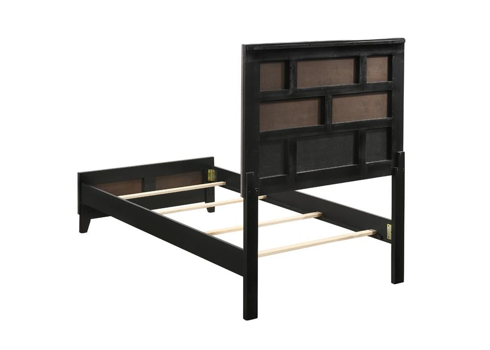 Watson - Watson Twin Panel Bed Grey Oak