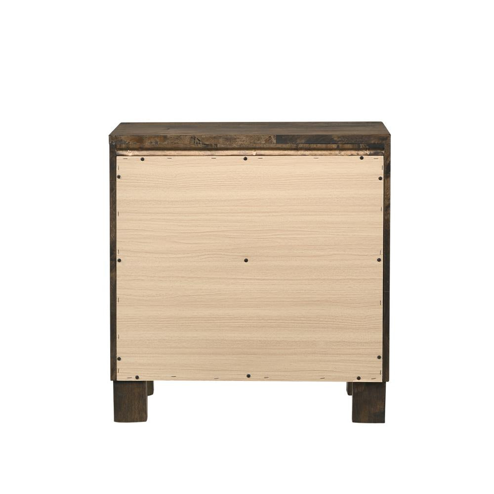 Woodmont - Woodmont 2-drawer Nightstand Rustic Golden Brown
