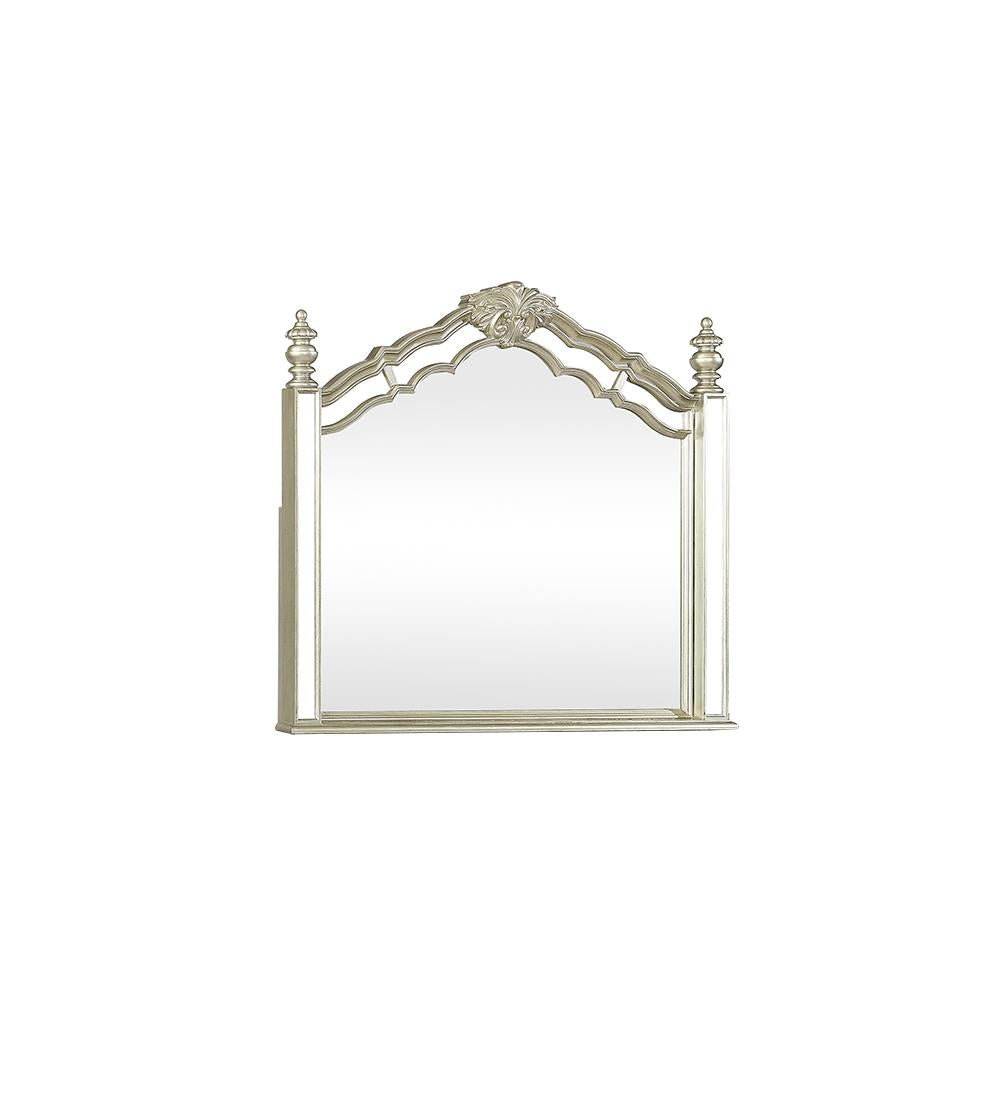 Heidi - Heidi Arched Mirror Metallic Platinum