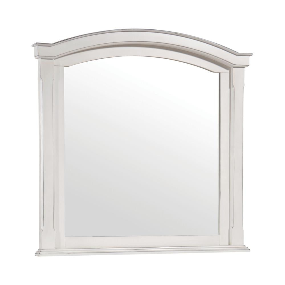 Carolina - Carolina Arched Mirror Antique White