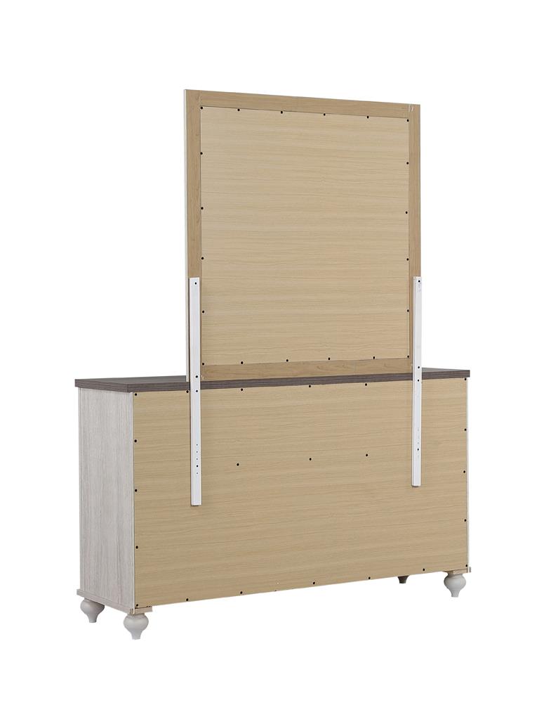 Stillwood - Stillwood 6-drawer Dresser Vintage Linen