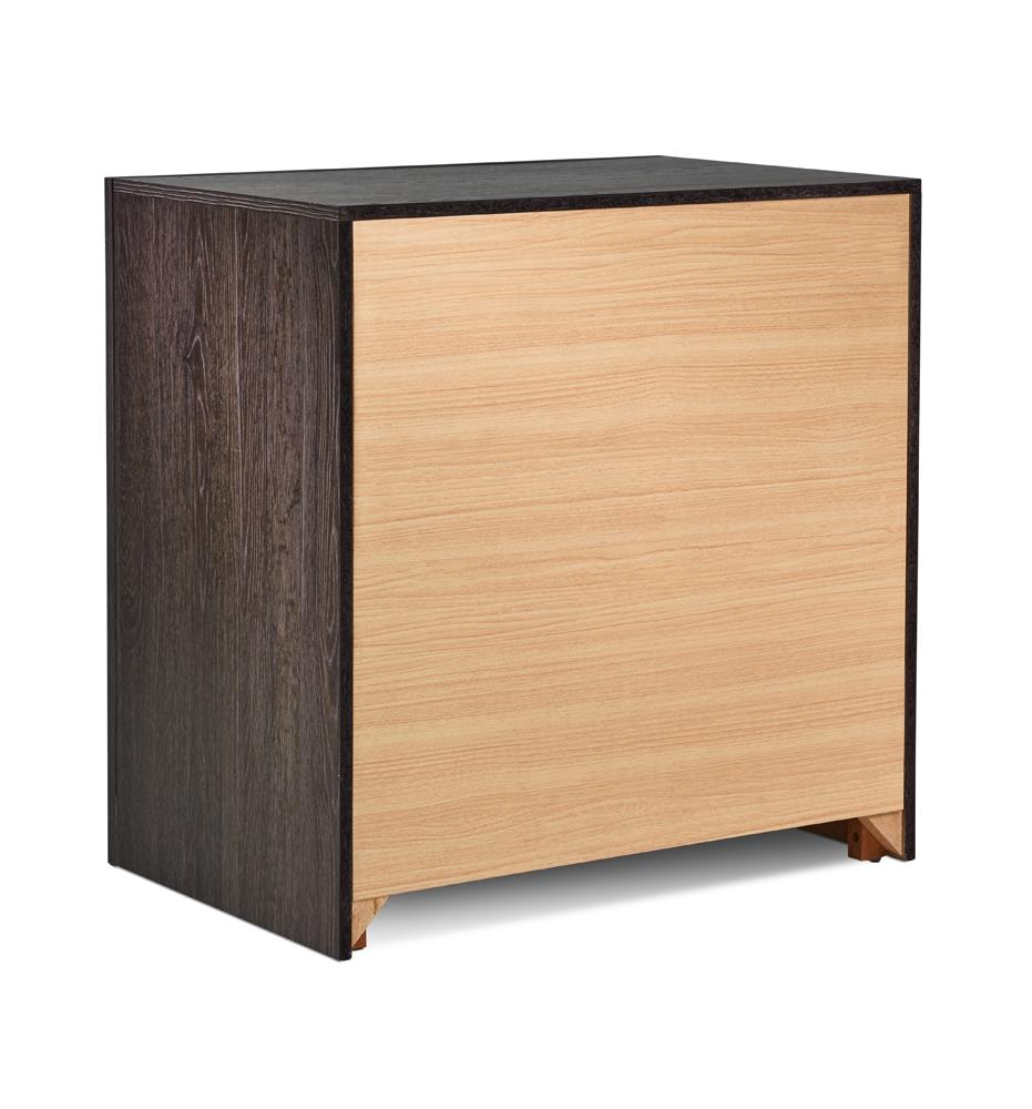 Dewcrest - Dewcrest 2-drawer Nightstand Caramel and Licorice