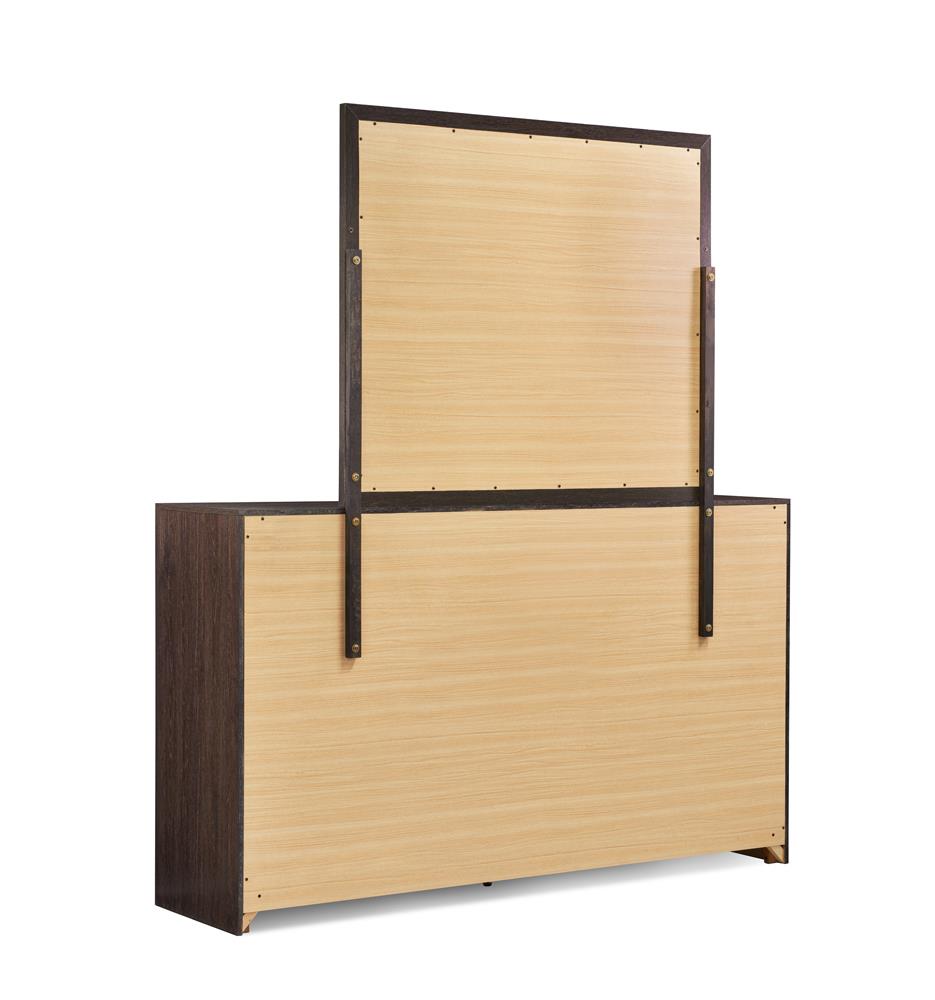 Dewcrest - Dewcrest 6-drawer Dresser Caramel and Licorice