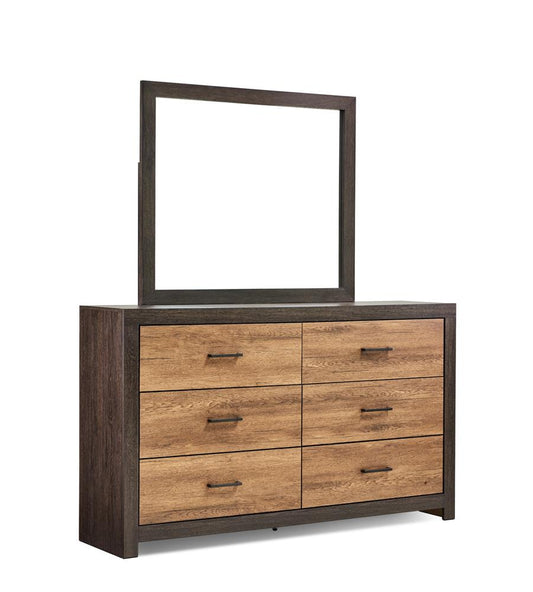 Dewcrest - Dewcrest Rectangle Mirror Caramel and Licorice