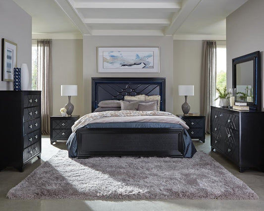 Penelope - Penelope 5-drawer Chest Black