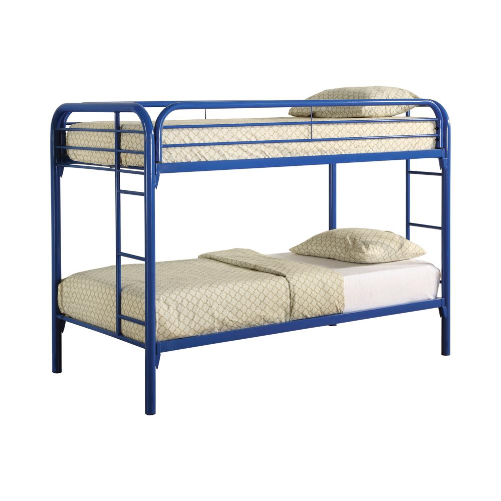 Morgan - Morgan Twin over Twin Bunk Bed Blue