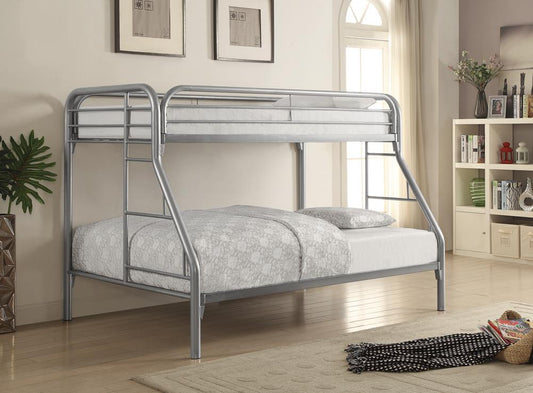 Morgan - Morgan Twin over Full Bunk Bed Silver