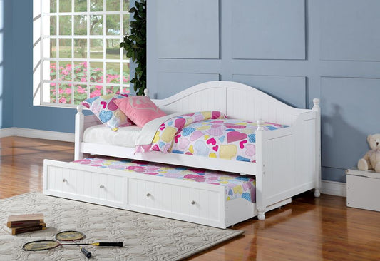 Julie Ann - Julie Ann Twin Daybed with Trundle White