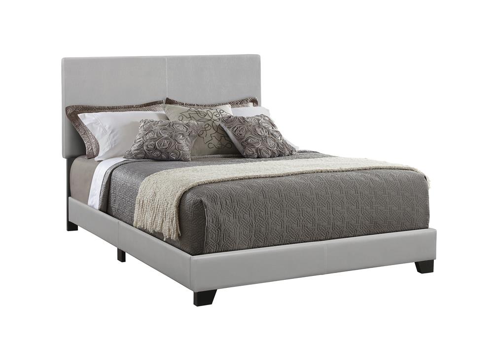 Dorian - Dorian Upholstered California King Bed Grey
