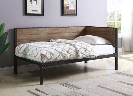 Getler - Getler Daybed Weathered Chestnut and Black