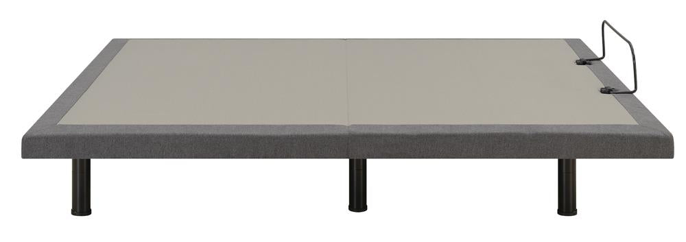 Negan - Negan Full Adjustable Bed Base Grey and Black