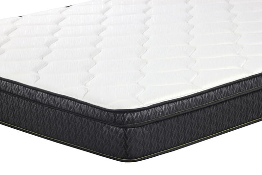 Evie - Evie 9.25" Eastern King Mattress White and Black