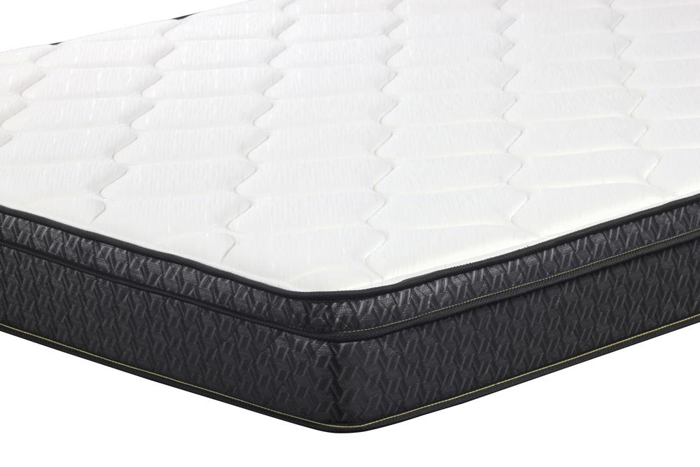 Evie - Evie Evie 9.25" Queen Mattress White and Black