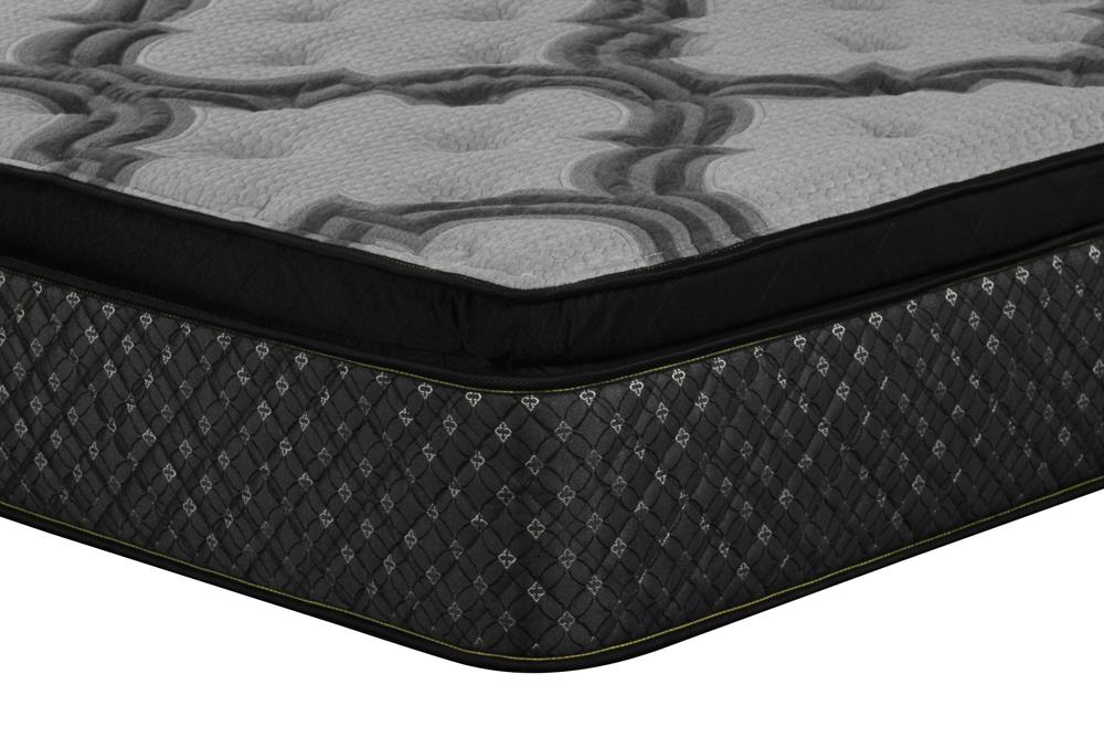 Jayden - Jayden 15.5" California King Mattress Grey and Black