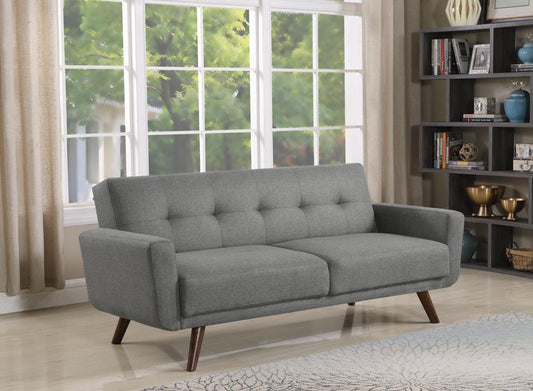 Hilda - Hilda Tufted Upholstered Sofa Bed Grey