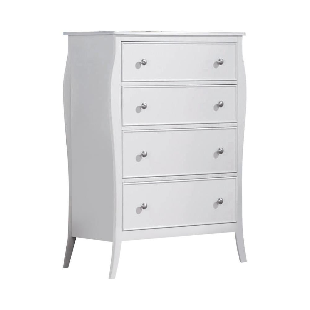 Dominique - Dominique 4-drawer Chest White