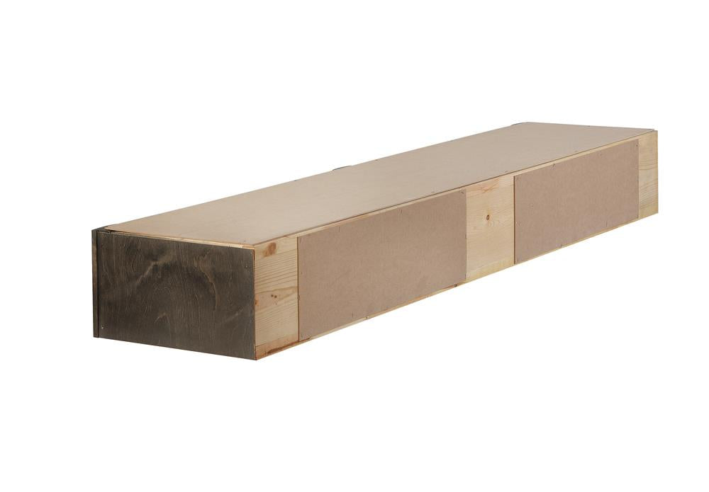 Wrangle Hill - Wrangle Hill 2-drawer Under Bed Storage Gun Smoke