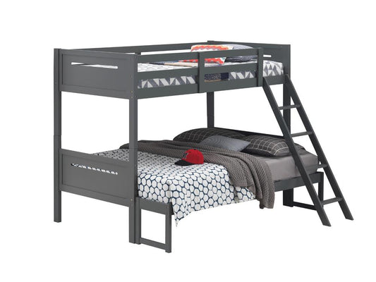 Littleton - Littleton Twin/Full Bunk Bed Grey