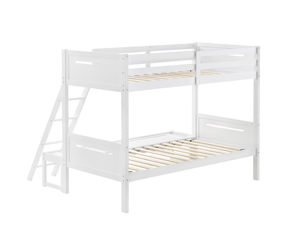 Littleton - Littleton Twin/Full Bunk Bed White