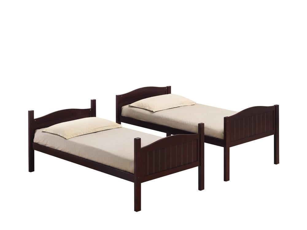 Littleton - Arlo Twin/Twin Bunk Bed with Ladder Espresso